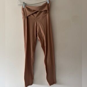 Offline by Aerie Wrap Waist Tan Nude Buttery Soft Leggings